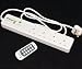 4 Gang Remote Controlled Socket 1.8m Extension Lead With Sur