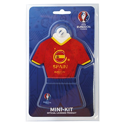 UEFA EURO 2016 Minitrikot SPANIEN – mit Saugnapf – 18 cm