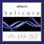 D'Addario Helicore Cello Single E String, 4/4 Scale, Medium Tension