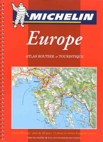 City Travel Guides Discounted  Books : Atlas routiers : Europe, N° 136 (petit format spirale)