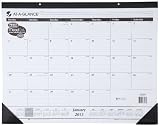 AT-A-GLANCE Recycled Desk Pad, 22 x 17 Inches, White, 2013 (SK24-00)