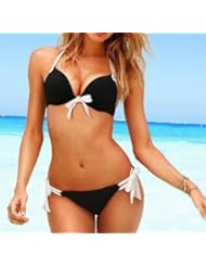 Sports: Sexy&Bikini Stylish Sexy Bikini Swimwear triangle top and string bottom 2 pcs set swimwear swimsuit - Sexy&Bikini