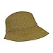 Packable Summer Cloche Natural Straw Sun Hat, 3.5