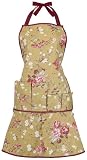 Angelas Garden 7402-909 Womens Garden 6-Pocket Full Apron, Victorian Rose