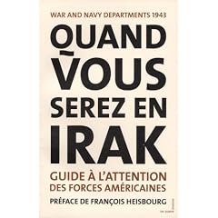 Quand vous serez en Irak : Guide � l'attention des forces am�ricaines servant en Irak, 1943