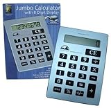 JUMBO CALCULATOR WITH 8 DIGIT DISPLAY