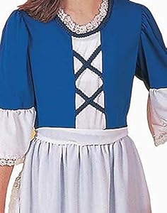 Forum Novelties Inc 20877 Little Colonial Miss Child Costume Size Small- Size 4-6