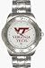 Sporting Goods : Virginia Tech Hokies Suntime Mens Sports Watch w/ Steel Band - NCAA College Athletics