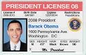 Barack Obama President Collector Card
