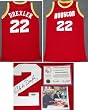 Clyde Drexler Signed Houston Rockets Throwback Jersey - Houston Rockets NBA Basketball
