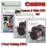 Canon DVD 7D 3 Pack With Shoot Great Video and Vol 1 & 2 Camera Guide by Blue Crane Digital