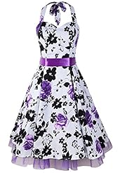 General Print Lace Gathered Vintage Full-Skirt Sweetheart Cotton/Elastane Halter Evening Dress/Wedding Party Dress 