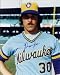 Moose Haas Autographed/Hand Signed Milwaukee Brewers 8x10 Photo