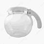 Capresso 4449 Replacement Carafe for Elegance Grande - White