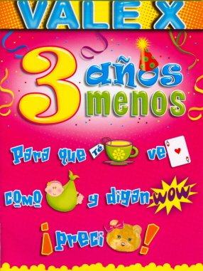 Vale X No 3 Anios Menos