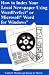Book How to Index Your Local Newspaper Using WordperfectRG or MicrosoftRG Word for WindowsRG: