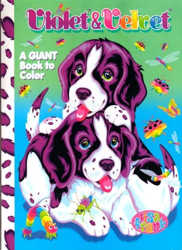 Childrens Toyshop  Toys : Lisa Frank Giant Book to Color ~ Violet & Velvet