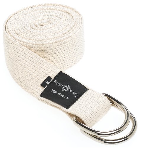 Hugger Mugger D-Ring Yoga Strap 8-Foot (Natural)