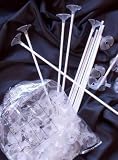 100 Ballonstaebe Plastik -91113-