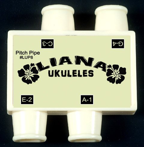 Liana Ukulele Pitch Pipe -C-G-E-A