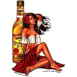 Michael Landefeld - Latina Margarita Tequilla Pin-up Girl - Sticker / Decal