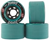 Landyachtz Zombie Hawgs Mini 70mm 84a Teal Longboard Skateboard Wheels (Set of 4 Wheels)