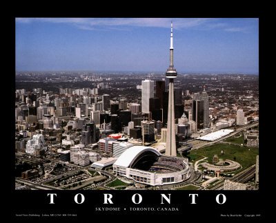 Toronto Blue Jays Art Poster Print, 10x8