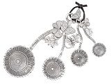 Butterfly And SunFlower Theme Measuring Spoon - Ganz 4 Piece Measuring Spoons