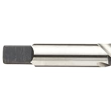 Union Butterfield 1788(M) High-Speed Steel Spiral Flute Tap, High-Helix, Uncoated (Bright) Finish, Round Shank with Square End