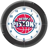 Imperial Detroit Pistons Licensed Everbrite Neon Wall Clock