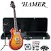 Hamer MONF-CS Cherry Sunburst Electric Guitar with GO-DPS Planet Waves Shredder Pick Pack PW-SHRED,