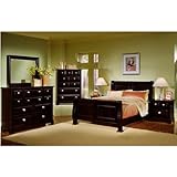 Night and Day Cordovan Sleigh Bedroom Set by Vaughan-Bassett