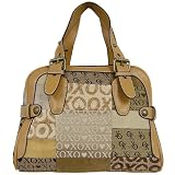 XOXO In the Mix Medium Bowling Bag, Chino