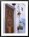 Door in Oudayas Casbah, Rabat, Morocco Framed Art Poster Print by Michele Burgess, 31x39