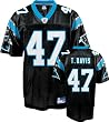 Thomas Davis Jersey: Reebok Black Replica #47 Carolina Panthers Jersey