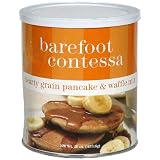 Barefoot Contessa Small Hearty Grain Pancake & Waffle Mix, 16-Ounce Cans (Pack of 4)