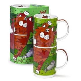 Dunoon Wacky Stackers Jumping Jacks Catapult Mugs