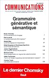 Grammaire générative et sémantique
