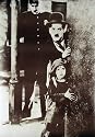 Charlie Chaplin (The Kid) Movie Poster B&W - 12" x 16"