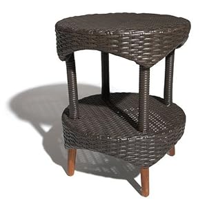 Strathwood Cypress All-Weather Wicker Bistro Table
