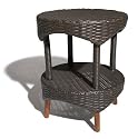Strathwood Cypress All-Weather Wicker Bistro, Brown