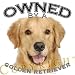 Golden Retriever Mousepad Mouse Pad 'Owned By'