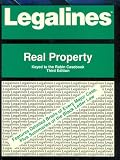 Legalines: Real Property : Adaptable to Third Edition of Rabin Casebook