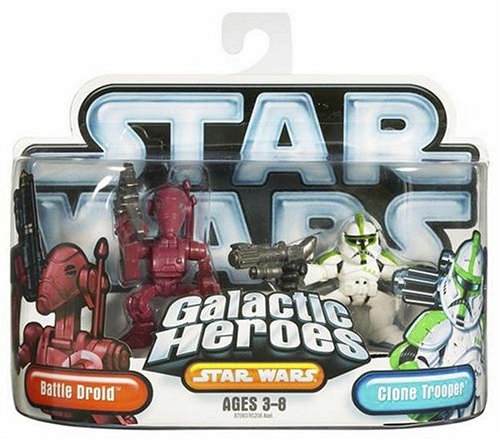 Star Wars Galactic Heroes Battle Droid & Clone Trooper