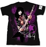 Kiss - Star Rock Adult T-shirt in Black