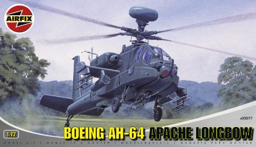 Airfix A03077 1:72 Scale Boeing AH-64 Apache Longbow Military Aircraft Classic Kit Series 3 Airfix A03077 1:72 Scale Boeing AH-64 Apache Longbow Military Aircraft Classic Kit Series 3