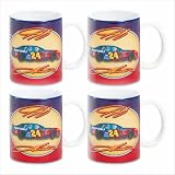 Nascar Collectibles ~ Jeff Gordon Set of 4 Mugs