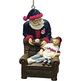 Cleveland Indians MLB Santa's Gift Tree Ornament