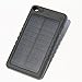 Integrated Outdoors Solar Charger 5000mah with Super Bright LED, Portable Charger Backup External Battery Power Pack USB Port Rain-Resistant and Dirt/Shockproof