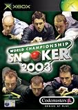 Revue Codemasters  / World Championship Snooker 2003 [ Xbox ] [ UK Import ]